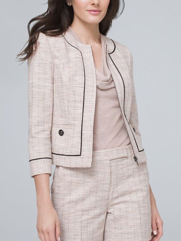 Black Lace Sleeve Pleat Top