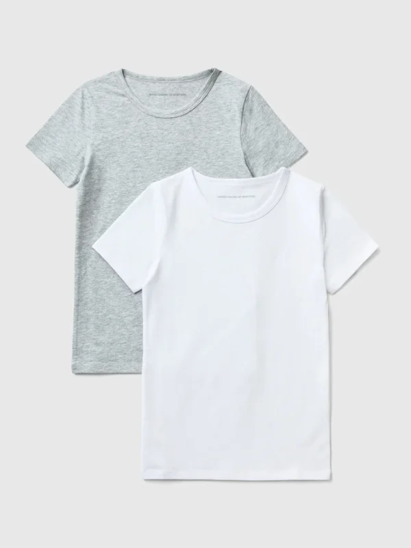 Two t-shirts in stretch cotton