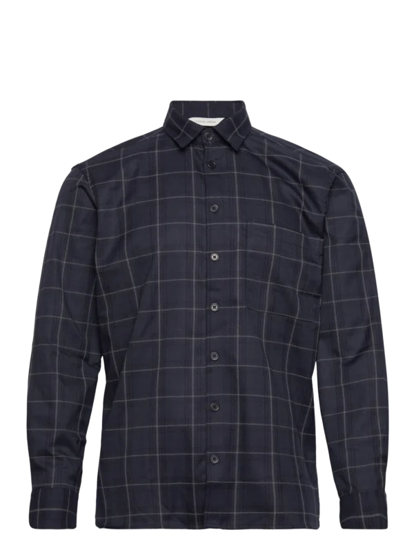Alvin LS checked relaxed shirt