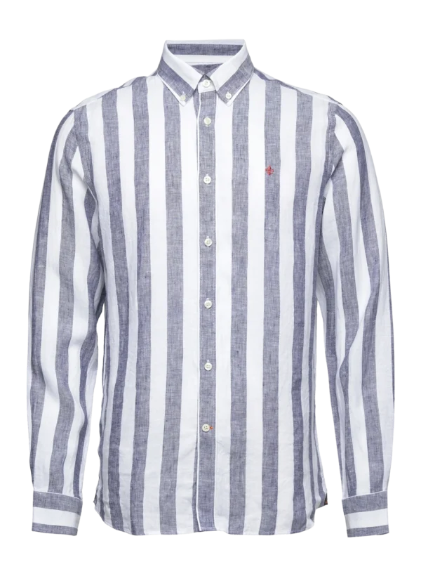 Douglas Linen Stripe Shirt