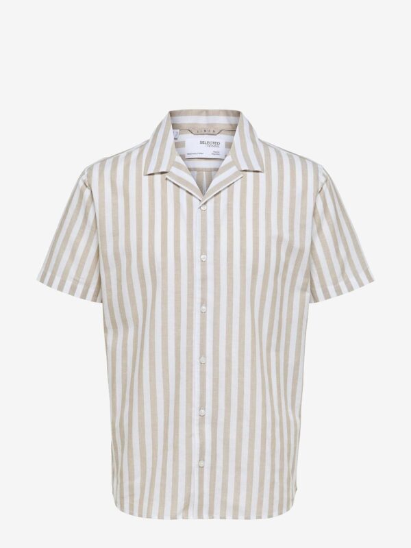 SLHREGNEW-LINEN SHIRT SS RESORT W